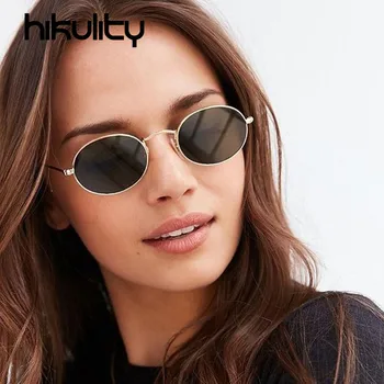89256 Mic Oval Îngust ochelari de Soare Femei 2018 Brand Designer de Epocă de Lux Nuante 90 Adolescent Ultralight Ochelari de Soare pentru Barbati