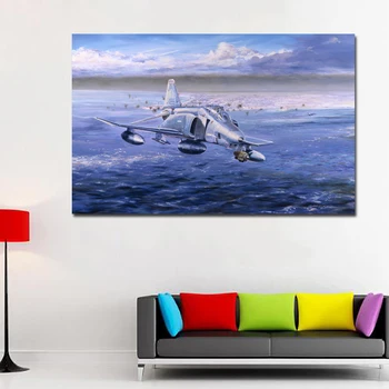 Cool Avion Panza Pictura HD Tipărite Decor Acasă Opere de artă de Perete Pentru Camera de zi Poze Decor