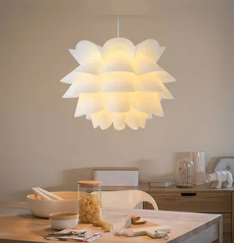 Nordic Independenți de Lumină Moderne pandantiv Lampă de iluminat creativ, lotus alb lampă de agățat Dormitor, camera de zi bar de studiu art decor