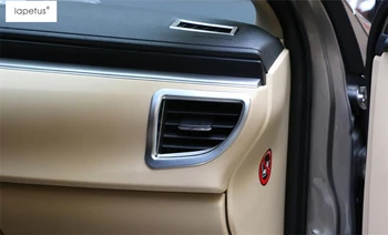 Lapetus Accesorii se Potrivesc Pentru Toyota Corolla 2017 2018 Aer Condiționat AC Guri de Acoperire Cadru tabloul de Bord interior de Evacuare a Aerului Decor