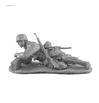 1/35 materialele necolor Fallschirmjager ofițer de Rășină Model in Miniatura figura Unassembly Nevopsite
