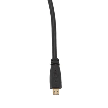 10M HDMI male to Micro HDMI de sex Masculin Video HD Negru Conversie Linie mai Multe formate audio de la stereo la audio multi-canal.