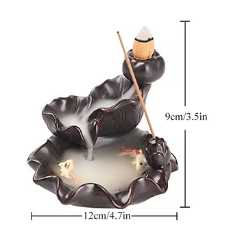 Creatived Decor Acasă Refluxul Stick Tămâie Arzător Ceramic Cădelniță De Decor Acasă Utilizare Acasă În Ceainărie