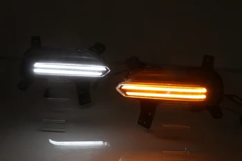 LED-uri Lumina de Zi DRL pentru Kia K3 Forte Cerato 2019 2020 Diurne Lumina Lămpii de Ceață cu Dinamică Secvențială de Semnalizare