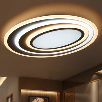 Reglaj+Control De La Distanță Modern Led Lumini Plafon Pentru Camera De Zi Dormitor 3 Temperatura De Culoare Nou Design Tavan Lampa Iluminat