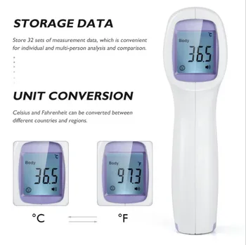 Fierbinte LCD Digital Non-contact IR Infraroșu Termometru Frunte Temperatura Corpului Instrumente de Măsurare de Înaltă Precizie Senzor Termic