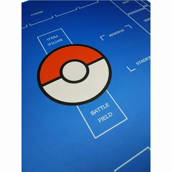 2 Player Pokemon Trainer Playmat - 60 X 60 CM Confruntare carduri Pokemon Trading Card Game Play Mat Jucarii