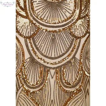 Angel-moda fara Bretele cu Paiete O-linie Tul Dantela Rochii de Seara Lungi vestidos de noche de Aur, Argint 186