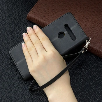 Piele Flip-Caz Pentru LG G8S Caz Sloturi pentru Carduri de Portofel Acoperire Pentru Coque LG G8 ThinQ 6.1 inch LGG8s Telefon Caz Acoperire Hoesje Locuințe