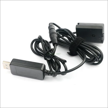 AC-PW20 DC Coupler înlocuiți USB Cablu de Alimentare de NP-FW50 Acumulator Manechin a Bateriei pentru Sony A6500 A6000 ILCE-6000 ILCE-6000L ILCE-6500