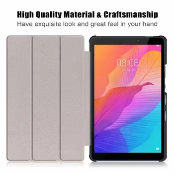 Colorat desen piele flip Caz Huawei MatePad T8 8.0 2020 Kobe2-L03 KOB2-L09 ultra-subțire, rezistent la Șocuri Ori stand husa pentru Tableta