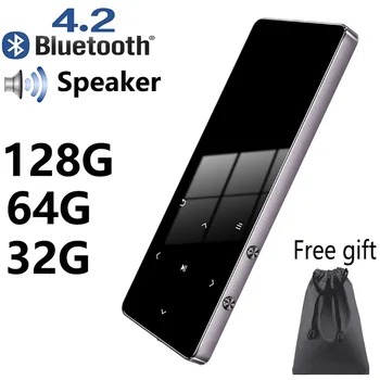 Original metal Bluetooth MP4 player 8GB 16GB 32GB 64GB music player cheie atingeți radio fm, redare video, E-book hifi player walkman