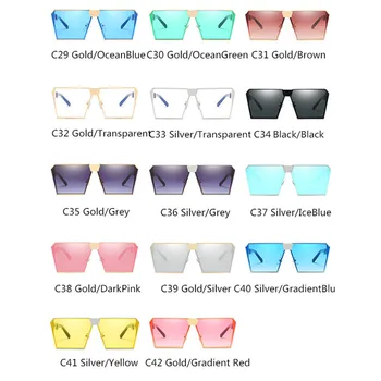 Emosnia Unisex Pătrat 23 Culori Modis ochelari de Soare Oculos De Sol 2019 Retro de Lux Femei de Brand Designer de Ochelari de Soare UV400
