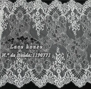 Lățime 70CM Italian de Înaltă Calitate de Nylon Alb Genelor Dantelă Manual DIY Nunta Accesorii de Îmbrăcăminte, Perdea de Material