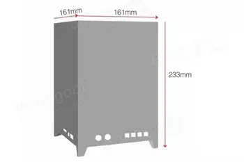 Acril Transparent Coajă Cutie Caz Acoperire Stand Casă Pentru 8x8x8 LED Cube 3D Piața de Lumină LED Albastru Electronice DIY Kit