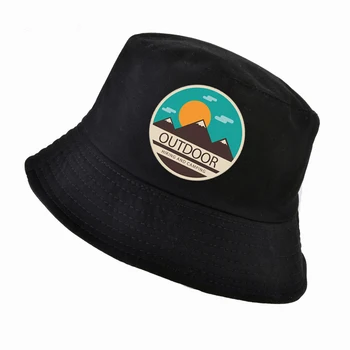 în aer liber, drumeții și camping capac harajuku pop găleată pălărie Bărbați femei soare în aer liber pescar pălării panama