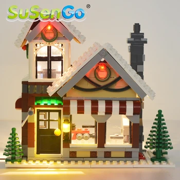 SuSenGo Lumină Led-uri Kit Pentru 10249 Creator de Iarnă Magazin de Jucării Compatibil cu 36002 39015 , NU Blocuri Model