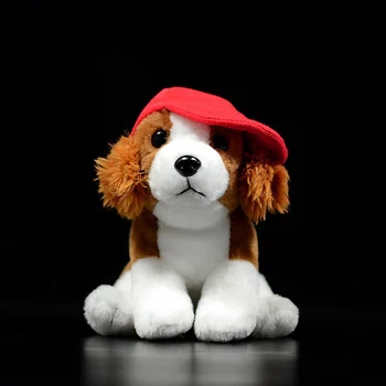 Simulare King Charles Spaniel Papusa Câine Drăguț Jucărie de Pluș Moale Viața Reală Model Animal pentru Baieti Copii Cadou Original de Colectare