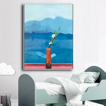 Fuji și Flori Imprimate Peisaj Panza Pictura de Perete de Arta, Printuri Canvas Poster Giclee Clasic de opera de Arta pentru Living Decorul Camerei