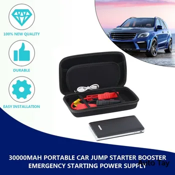 Praktische 12V 8000MAH Mini Draagbare Auto Jump Starter Putere Booster Batterij Oplader de Urgență Începe Oplader Dubla Putere