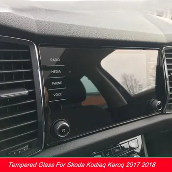 8 Inch Ecran Folie de Protectie Auto Navigație GPS Temperat Pahar Ecran Protector Pentru Skoda Kodiaq Karoq 2017-2018