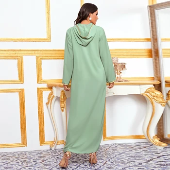 Abaya Dubai Turcia Musulmană Moda Hijab Rochie American Islam Haine Africane Rochii Pentru Femei De Moda Musulmani Djellaba Femme