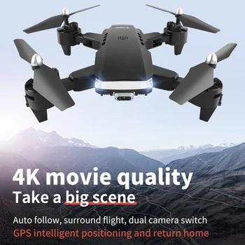 GPS-ul 4K 5G WiFi F3 Drone Live Video FPV Quadrotor de Zbor de 25 de Minute rc Distanta de 500m Drone HD cu unghi Larg Camera Dublă