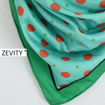Zevity Nou sexy femei polka dot print curea de spaghete bluza chic lady backless elastic, sling roupas femininas tricou topuri LS6985