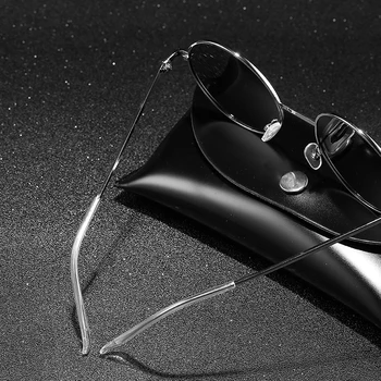 Brand de Moda Unisex ochelari de Soare Polarizat de Acoperire Oglinda de Conducere Polaroid ochelari de Soare Rotund de sex Masculin Ochelari Pentru Barbati Femei