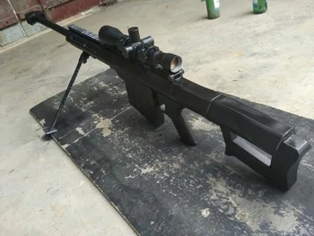 Transport gratuit la Scara 1:1 M82A1 12,7 mm Pușcă de Lunetist 3D Model din Hârtie Cosplay Kituri Copil Adulți Arma Arme de Hârtie Modele Arma Jucarii