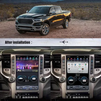 Pentru Dodge RAM 1500 Radio Android 2018 - 2020 Auto Multimedia Player Tesla Stil Ecran Audio Stereo PX6 autoradio GPS unitatea de Cap