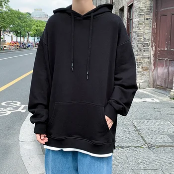 SingleRoad Mens Hoodies Pentru Bărbați 2020 Toamna Casual Simplu Supradimensionate Hip Hop Japonez Harajuku Streetwear Tricoul Galben Hanorac Barbati