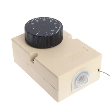 AC220V 0-40℃ Temperatura Comutator Capilar Termostat Controler w cutie rezistent la apa