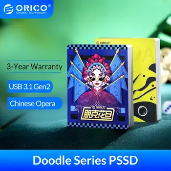 ORICO Extern hard disk SSD de 1TB SSD 120GB 240 GB 480GB Doodle Seria SSD Portabil Solid state Disk cu USB 3.1 Type C Gen2