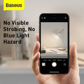 Baseus i-wok Masă Lampă de Birou LED-uri Lampă de Noapte ochelari de Protecție Studiu de Lumina Citire USB Reîncărcabilă Desktop Munca de Birou Lampă de Masă