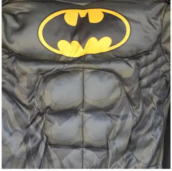 Dawn Of Justice Baieti Cool Deluxe Musculare Bat man Copil DC Film Cosplay super-Erou Costum de Halloween