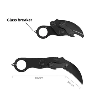 Dropshipping pliere gheara cuțit multi-funcția mecanică cuțitul de argint negru inel defensiv cutit CS Go joc de cuțit de supraviețuire