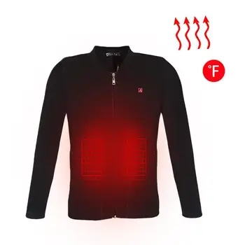 Jacheta barbati Încălzire Haine, Lenjerie de corp Termice din Fibra de Carbon de Încălzire Electrică USB Smart Electric Sport Drumetii Tricouri de Mari Dimensiuni