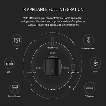 2020 Broadlink RM4 Pro/RM4C Mini Universal Inteligent de la Distanță Controler WiFi+IR+RF Switch lucra cu alexa/start google pentru casa inteligentă
