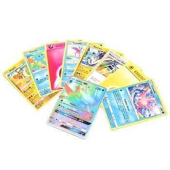 324pcs Pokemones Carduri Evoluții Booster Box Sun & Moon GX Echipa Neîntreruptă Legătură Unificat Mintea Colectie de Tranzacționare Carti de Joc