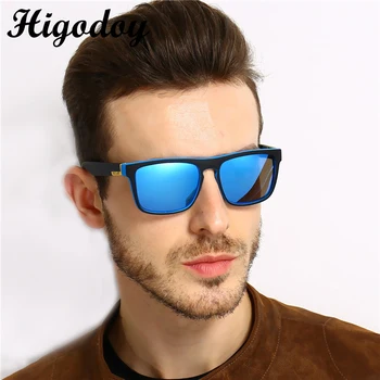 Higodoy Sport Retro Supradimensionat ochelari de Soare Barbati Polarizate din Plastic Clasice Bărbați în aer liber Ochelari Ochelari de Epocă Pătrat Ochelari de Soare
