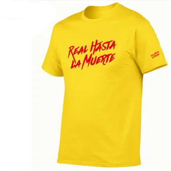 REAL TRICOU LA MOARTE LITERE ROȘII Barbati Summer Casual în aer liber T-Shirt pentru Bărbați Sport T-Shirt Plus Dimensiune Moda bumbac Respirabil Topuri