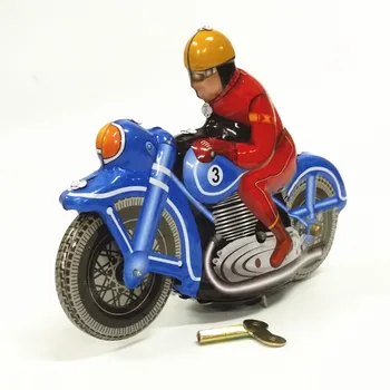 Stil antic Tin Jucării de Vânt de Până Jucării Roboți de fier Metal Modele pentru Copii/Adult Decorațiuni interioare din Metal Craft MS395 motocicleta