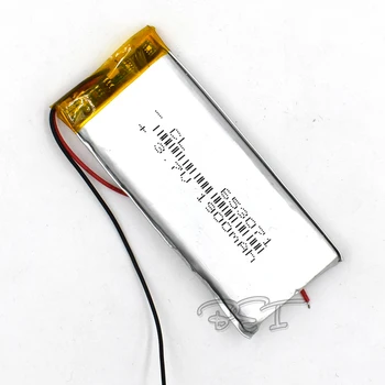 3.7 V baterie cu litiu Li-polimer Reîncărcabilă de Celule Li-ion Polimer 653071 1900mAh Pentru PSP Navi GPS, MP3, MP4 Difuzor Camera