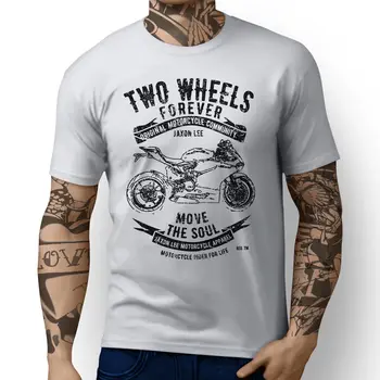2019 mai Nou Moda Italian de Motociclete 1199 Panigale S-a inspirat Motocicleta Fan Art T-shirt