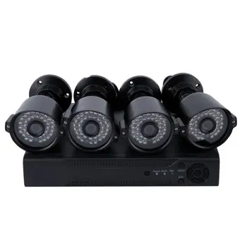 8CH Siguranță Acasă 4buc Monitor Camera 1080N ADVR 1280TVL Noapte în aer liber Supraveghere Video de Interior, Sistem de Securitate Kit