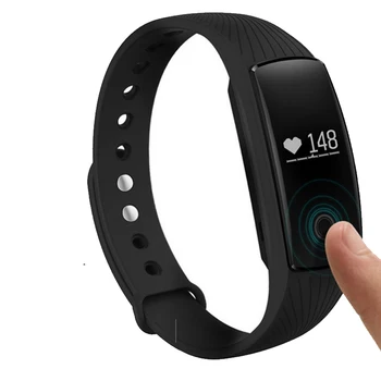 ID107 Rata de Inima Brățară Inteligent Watch Monitor de Ritm Cardiac, Pedometru Smart Band Wireless Fitness Tracker Bratara