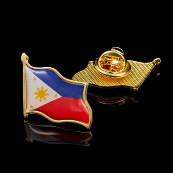 5PCS Filipine Pavilion Brosa Emblemă Națională Insigna Lega Rucsac Pin Rever Bijuterii Decor