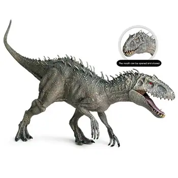 2020 Nou 34x8x15cm Jurassic Indominus Rex Cifrele de Acțiune Deschide Gura Sălbatic Tyrannosaurus Dinossauro Lumea Animalelor Model de Copil Jucărie