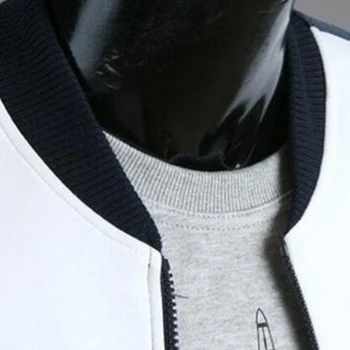 Omul Sacou Sport Sportwear Barbati de Golf, Jachete de Blana cu Dungi Mozaic Sacou Slim Fit Plus Dimensiune M-4XL de Funcționare Jachete Pentru bărbați